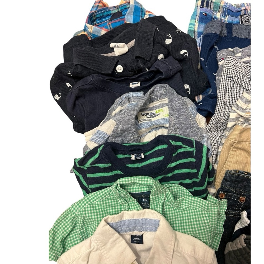Boys Clothing Bundle Preppy 12 & 18-24 months Janie & Jack, Gap, Polo, Tommy etc - Picture 3 of 3